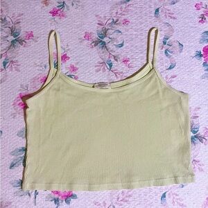 Brandy Melville lime green tank top